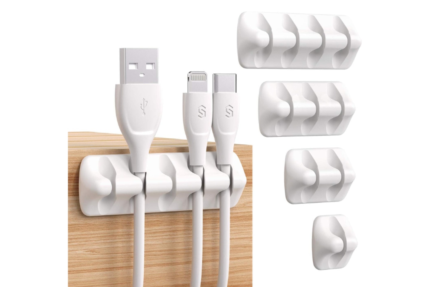 SYNCWIRE Cable Clips, Cord Organizer  - possibly the best cable organiser