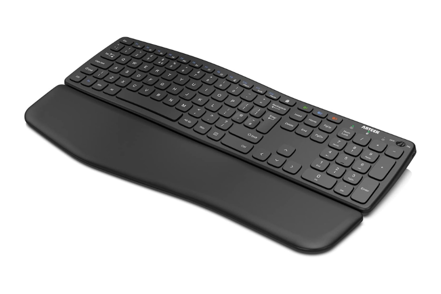 Arteck Universal Wave Ergonomic Keyboard  - possibly the best ergonomic keyboard