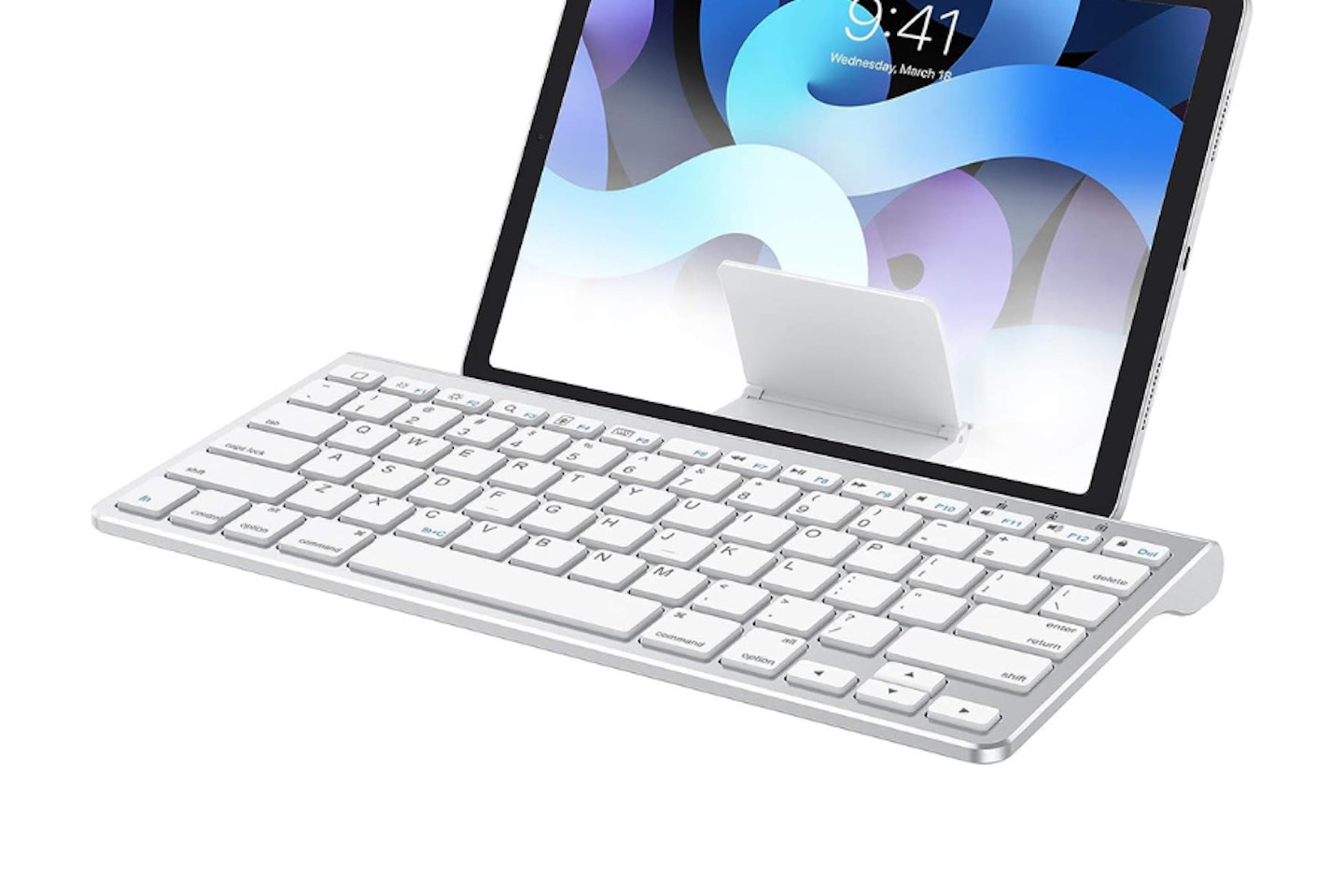 OMOTON Bluetooth Keyboard with Built-in Stand