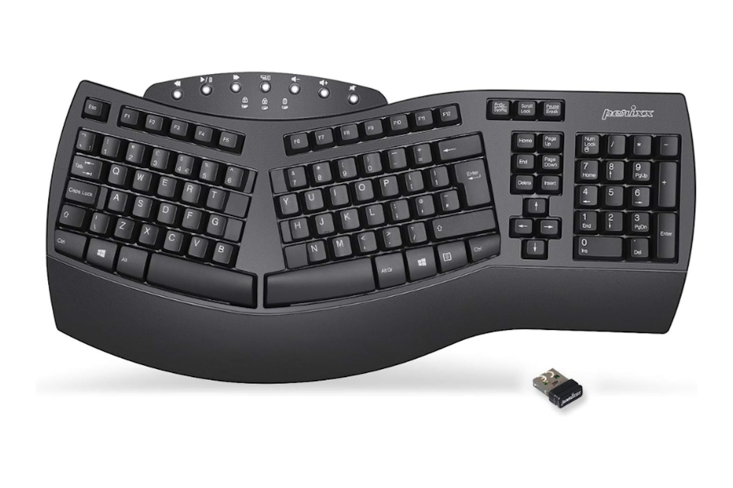 Perixx PERIBOARD-612 Wireless Ergonomic Split Keyboard  - possibly the best ergonomic keyboard