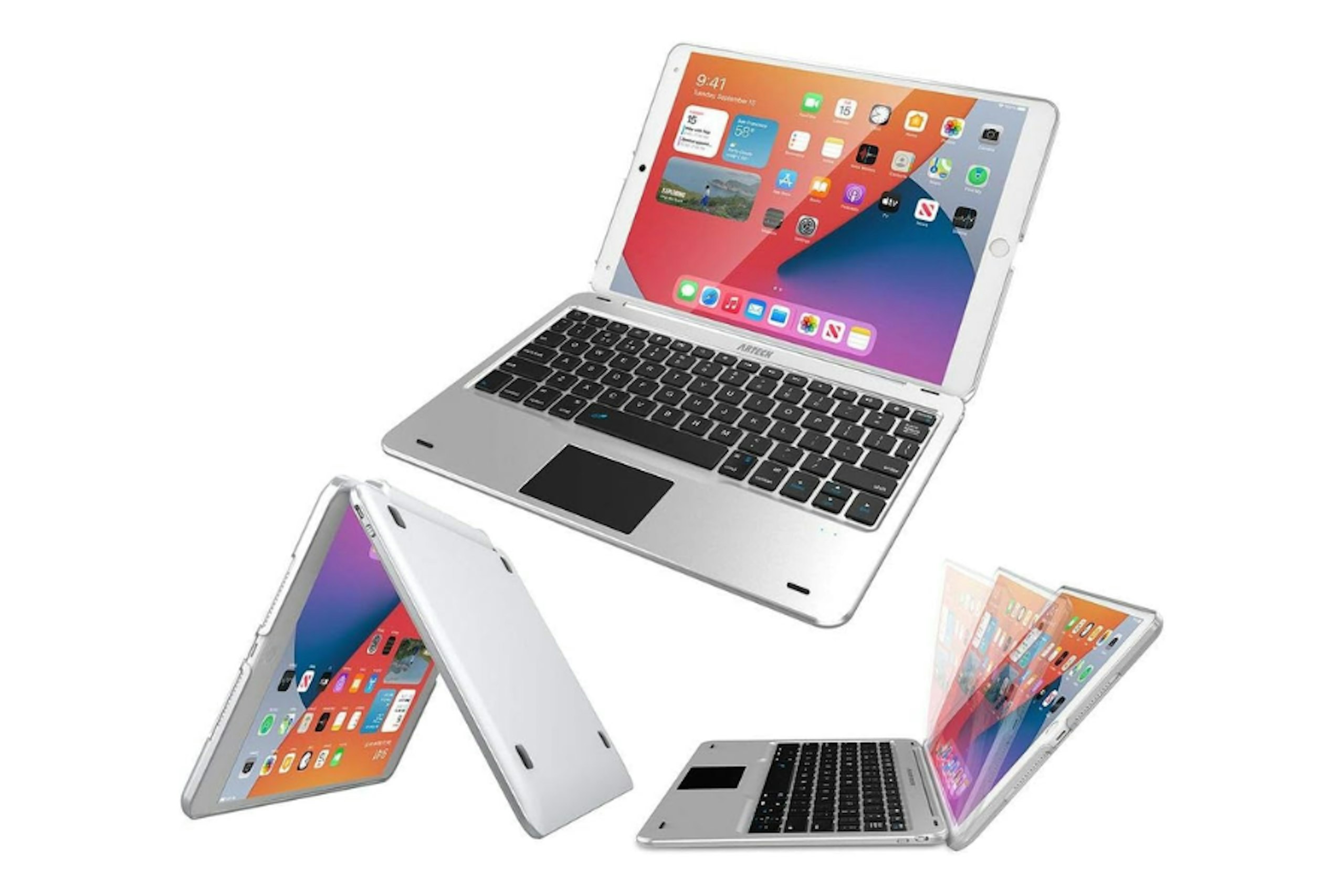 Arteck iPad 9th Gen 10.2-inch 2021 Keyboard Case with Track Pad