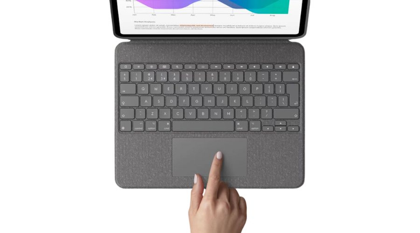 Logitech Combo Touch for iPAD Backlit detachable keyboard case with trackpad for iPad (7th, 8th, 9th & 10th gen)