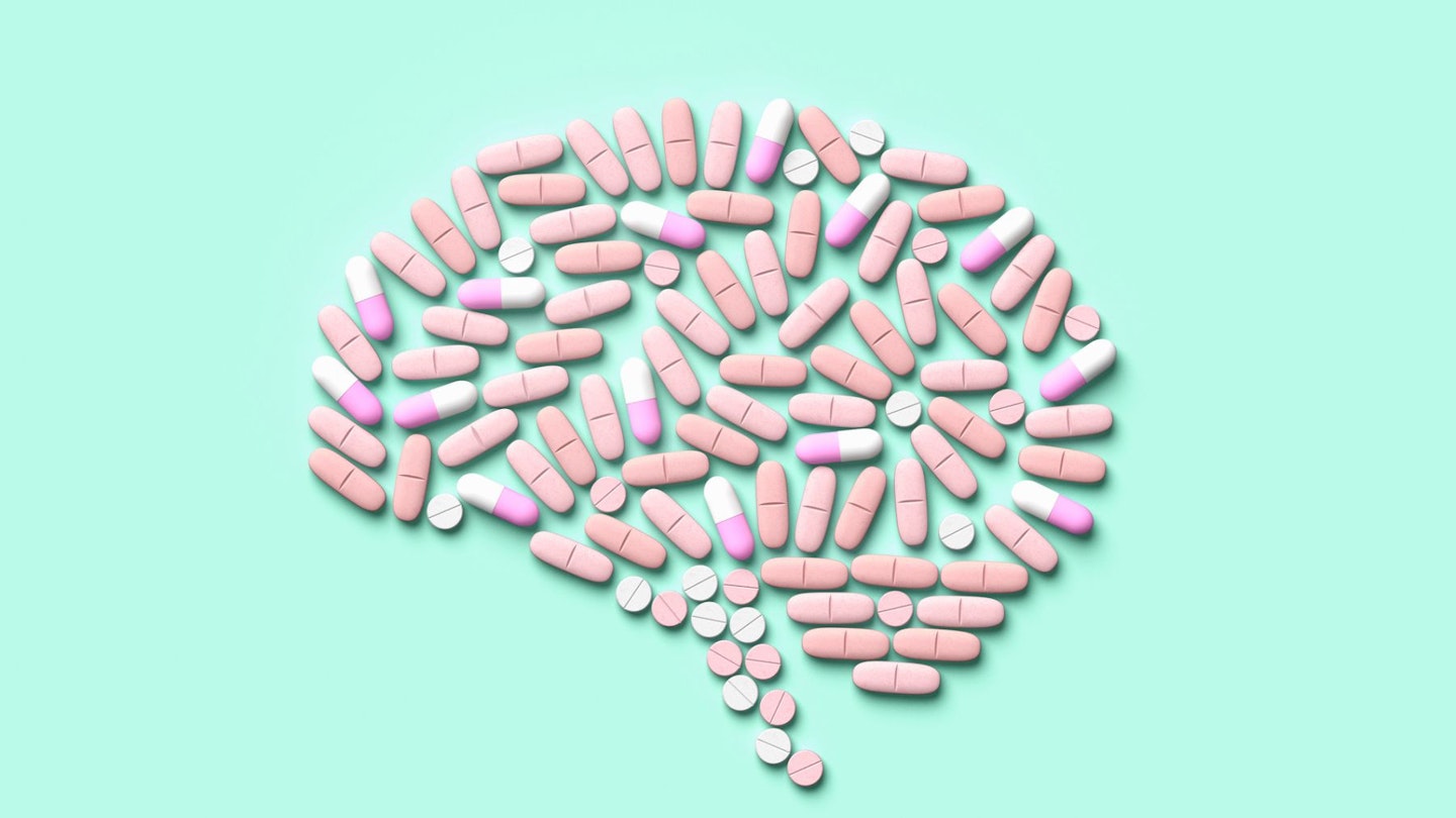 Brain shape made out of the best foggy brain supplements. Image credits: Getty Images.