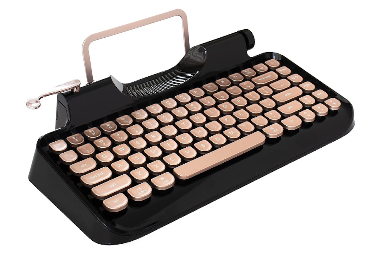 Rymek Typewriter Style Mechanical Wired and Wireless Keyboard - one of the best wireless keyboards