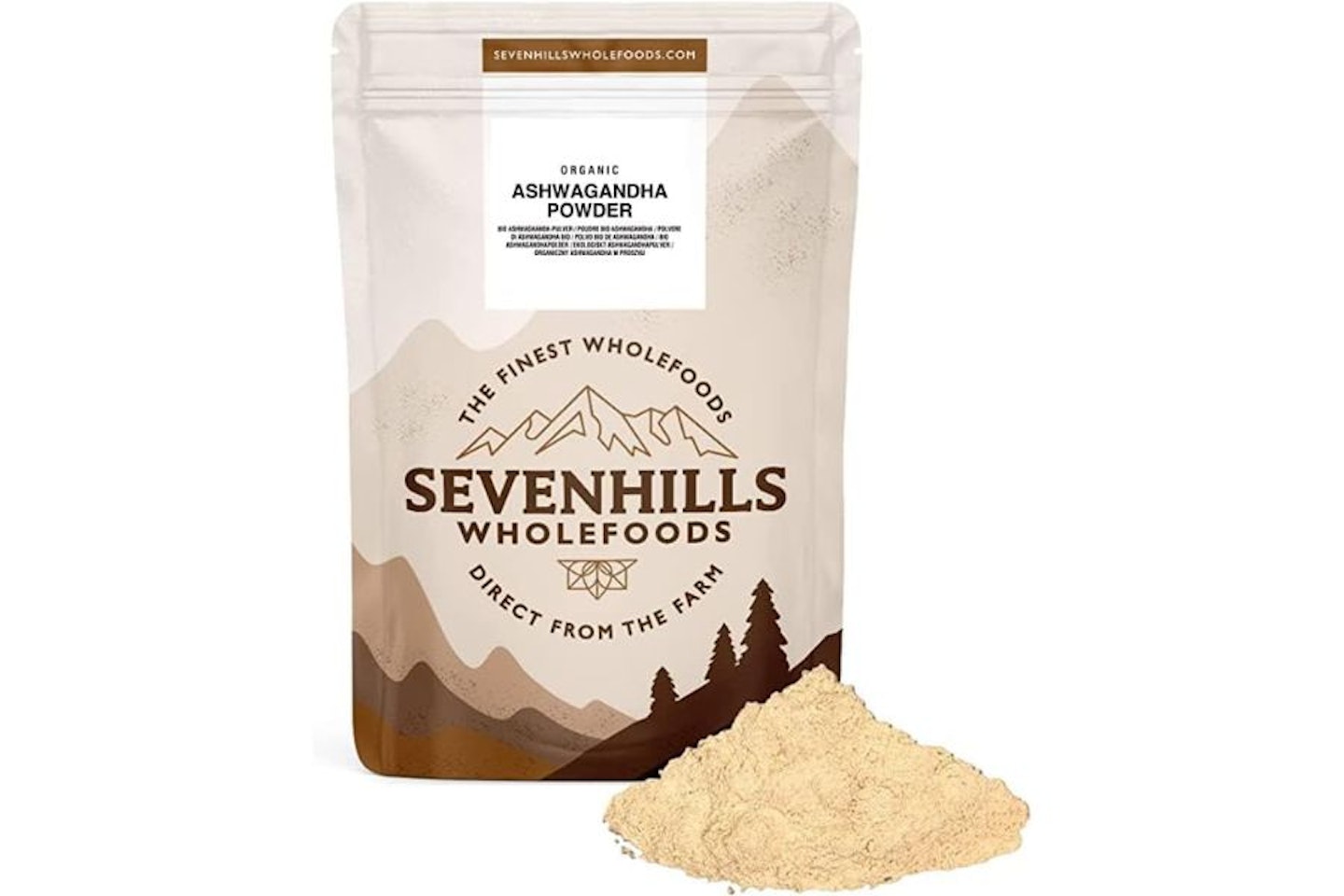 Sevenhills Wholefoods Organic Raw Ashwagandha Powder - best powdered ashwagandha