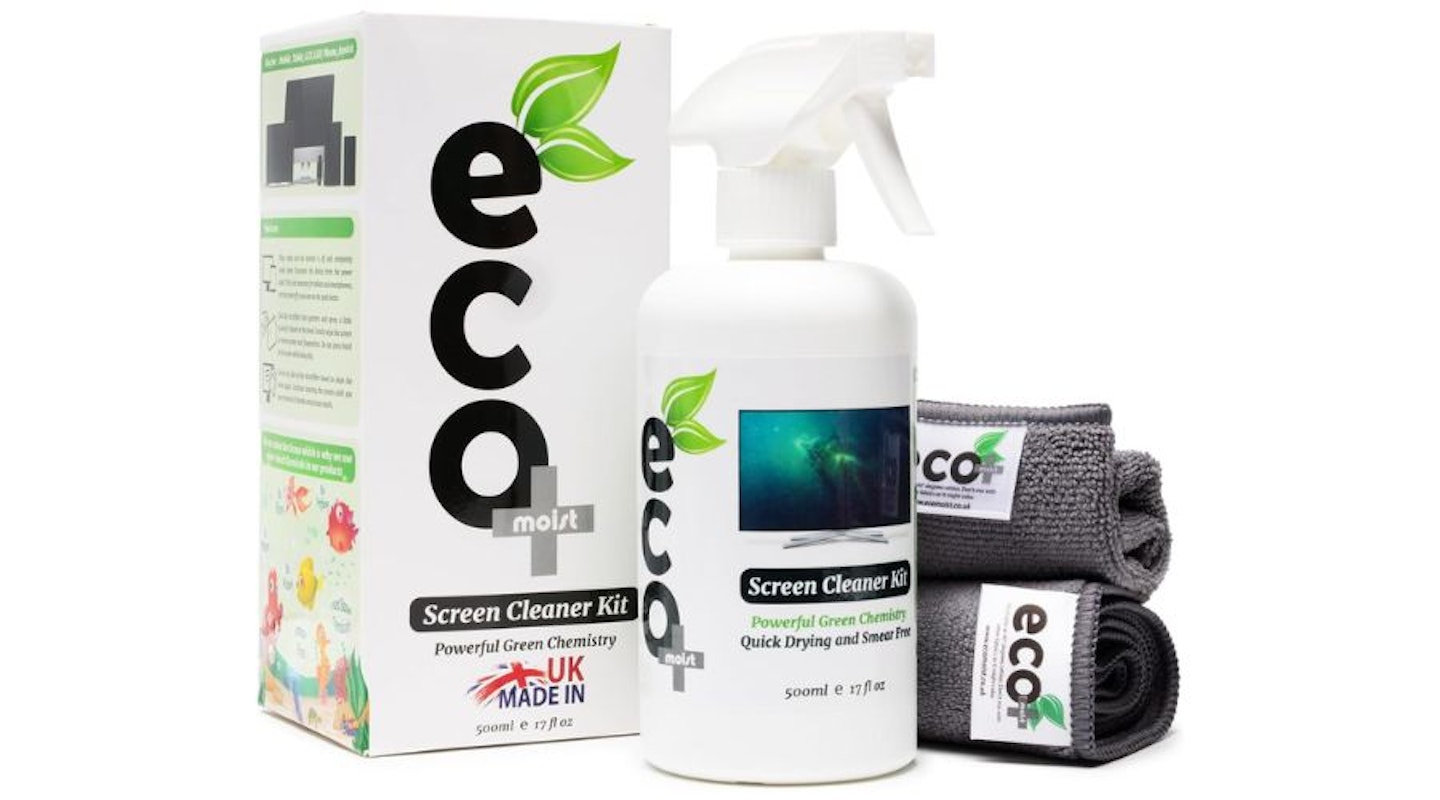 Ecomoist Screen Cleaner 500ml with Two Microfibre Towels