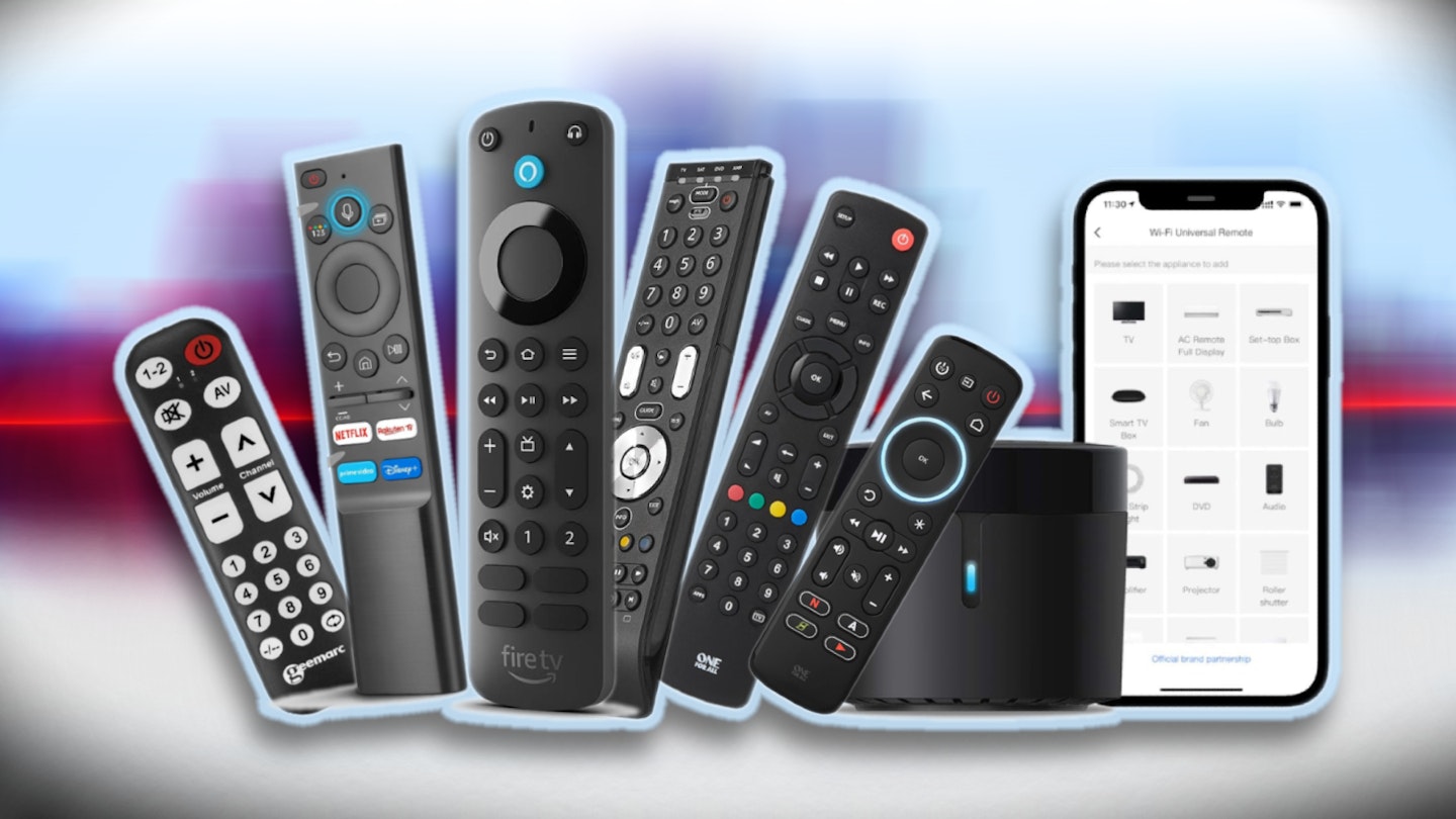 A collection of TV remote controls - all contenders for the best TV remote