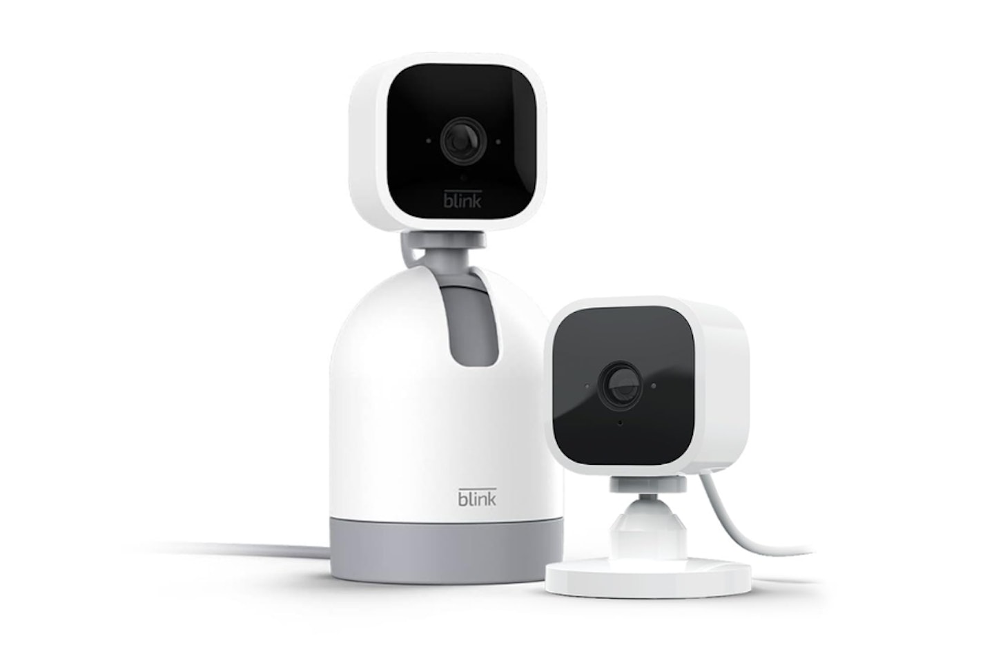 Blink Mini Pan-Tilt (1 Camera) + Blink Mini (1 Camera) | Indoor plug-in smart security camera