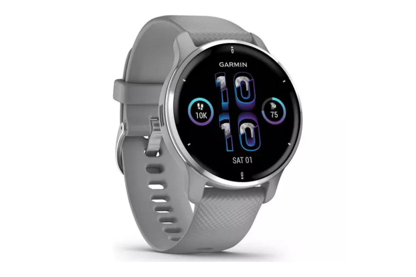 GARMIN Venu 2 Plus - Powder Grey & Silver - one of the Best Boxing Day tech deals of 2023