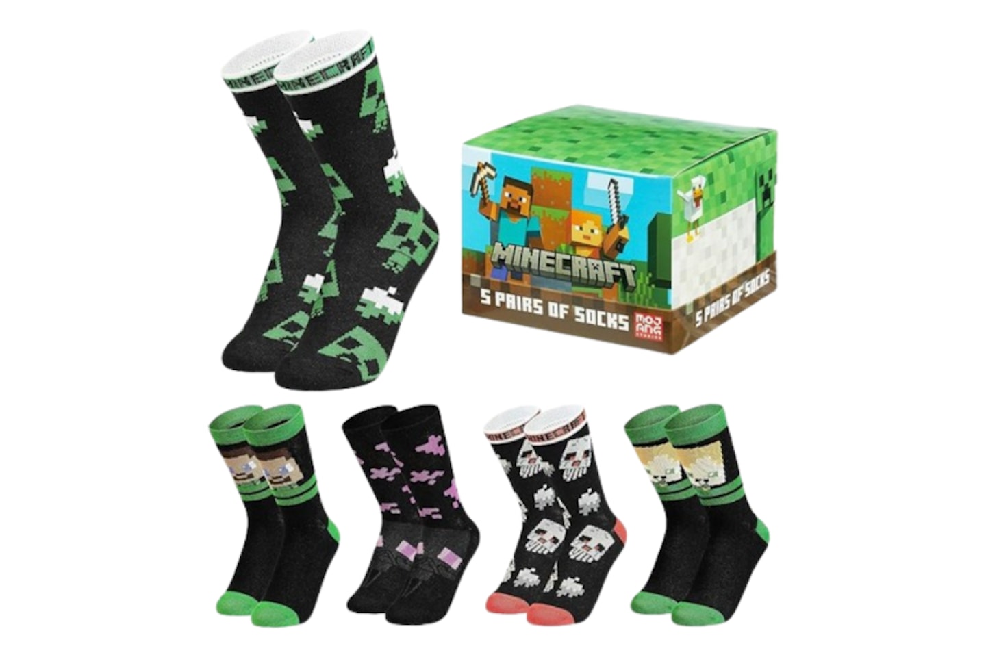 Minecraft Boys Socks - one of the best gifts for gamers