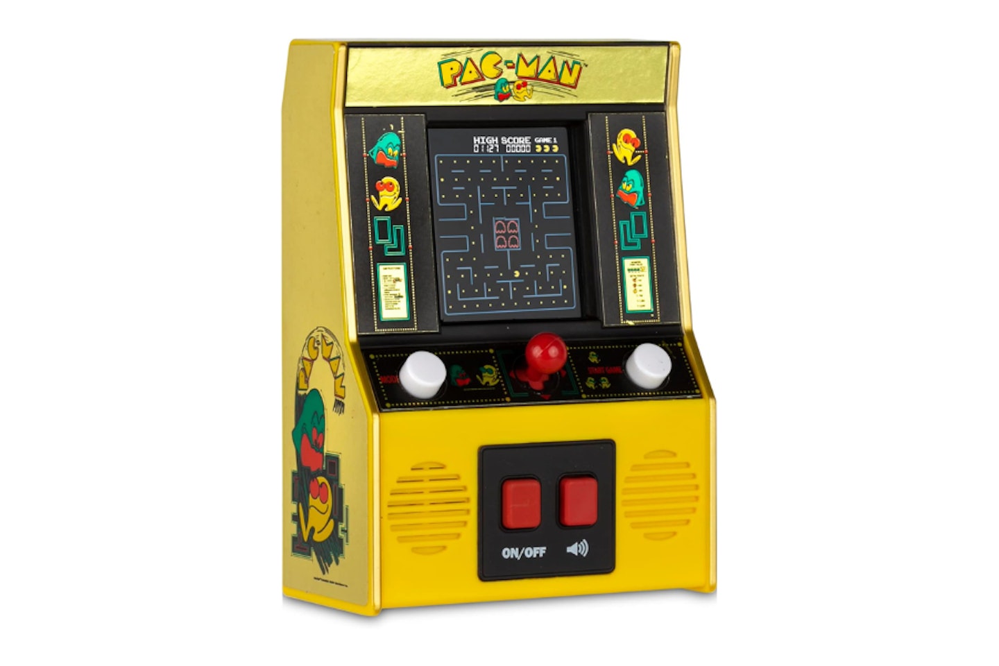 Basic Fun Classics Pac-Man Retro Mini Arcade Game -  one of the best retro handheld game consoles