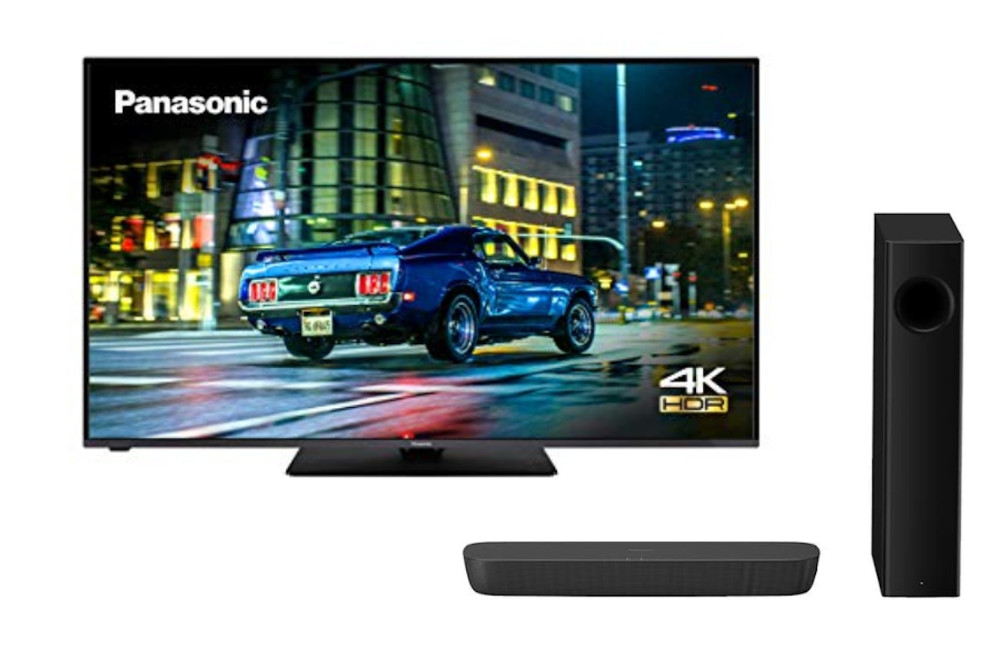 Panasonic TX-55HX580BZ 55 Inch 4K TV + SC-HTB258EBK Soundbar with Wireless Subwoofer