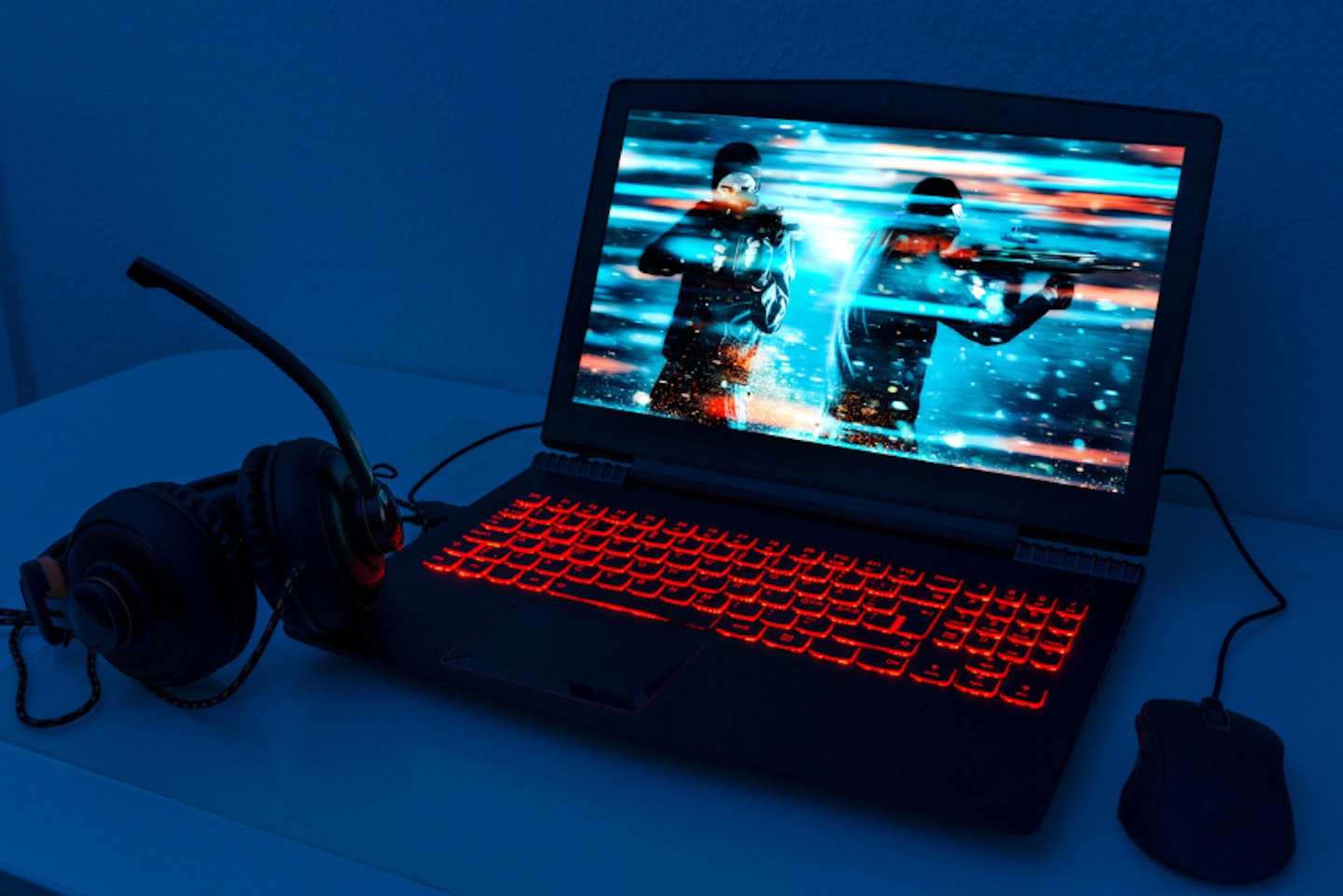 a gaming laptop