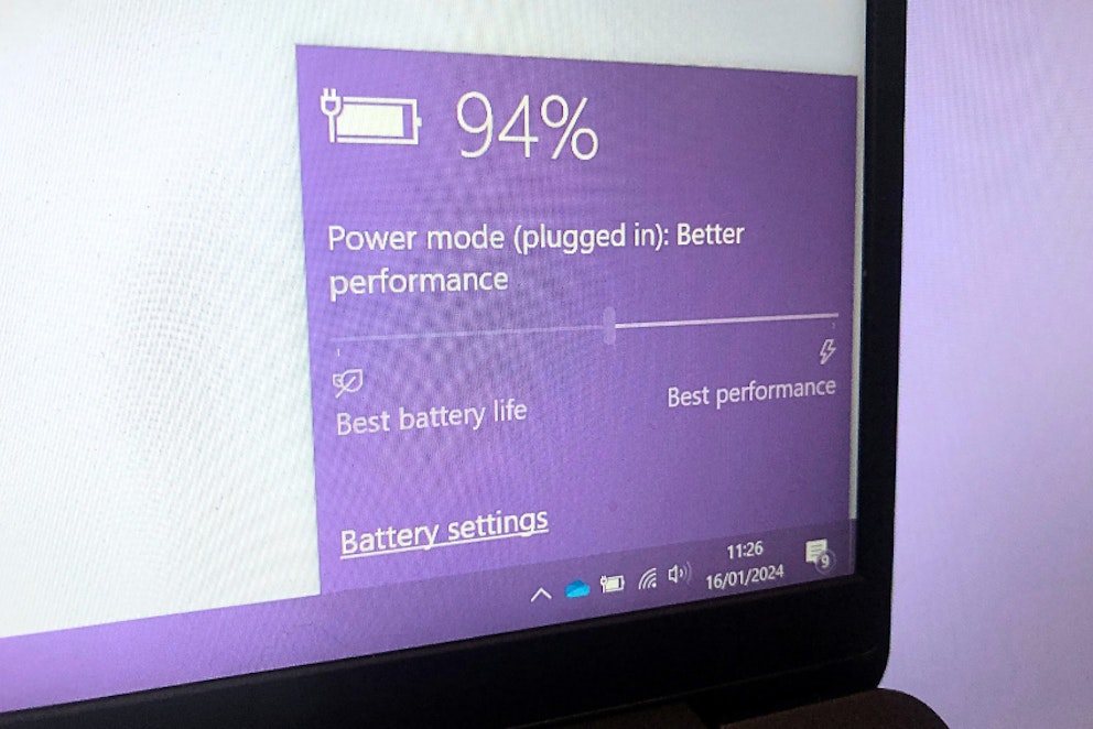 How long does a laptop battery last?