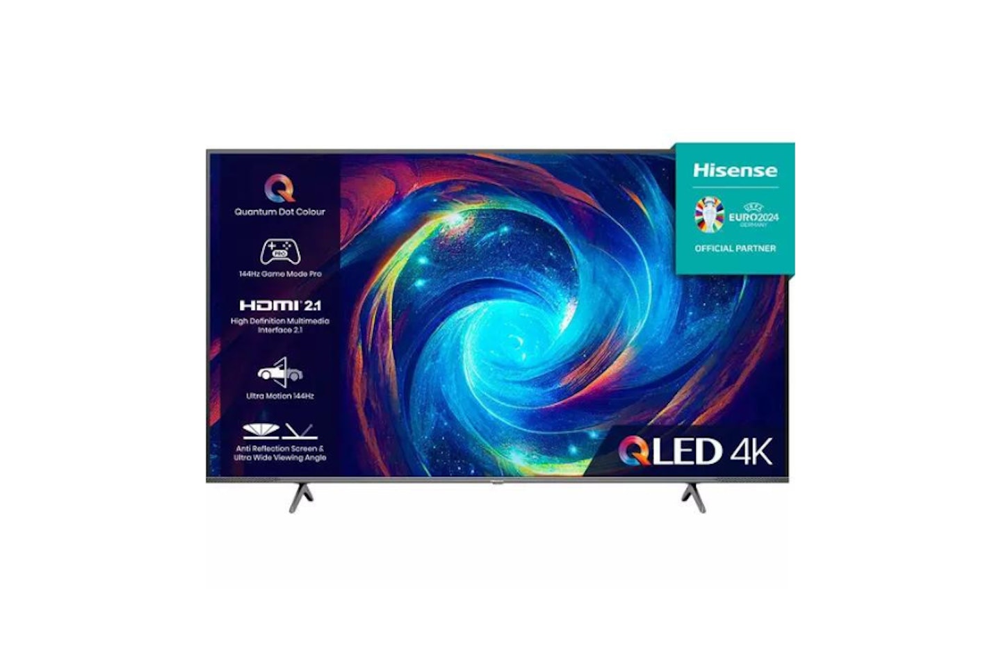 HISENSE 55E7KQTUK PRO 55" Smart 4K Ultra HD HDR QLED TV