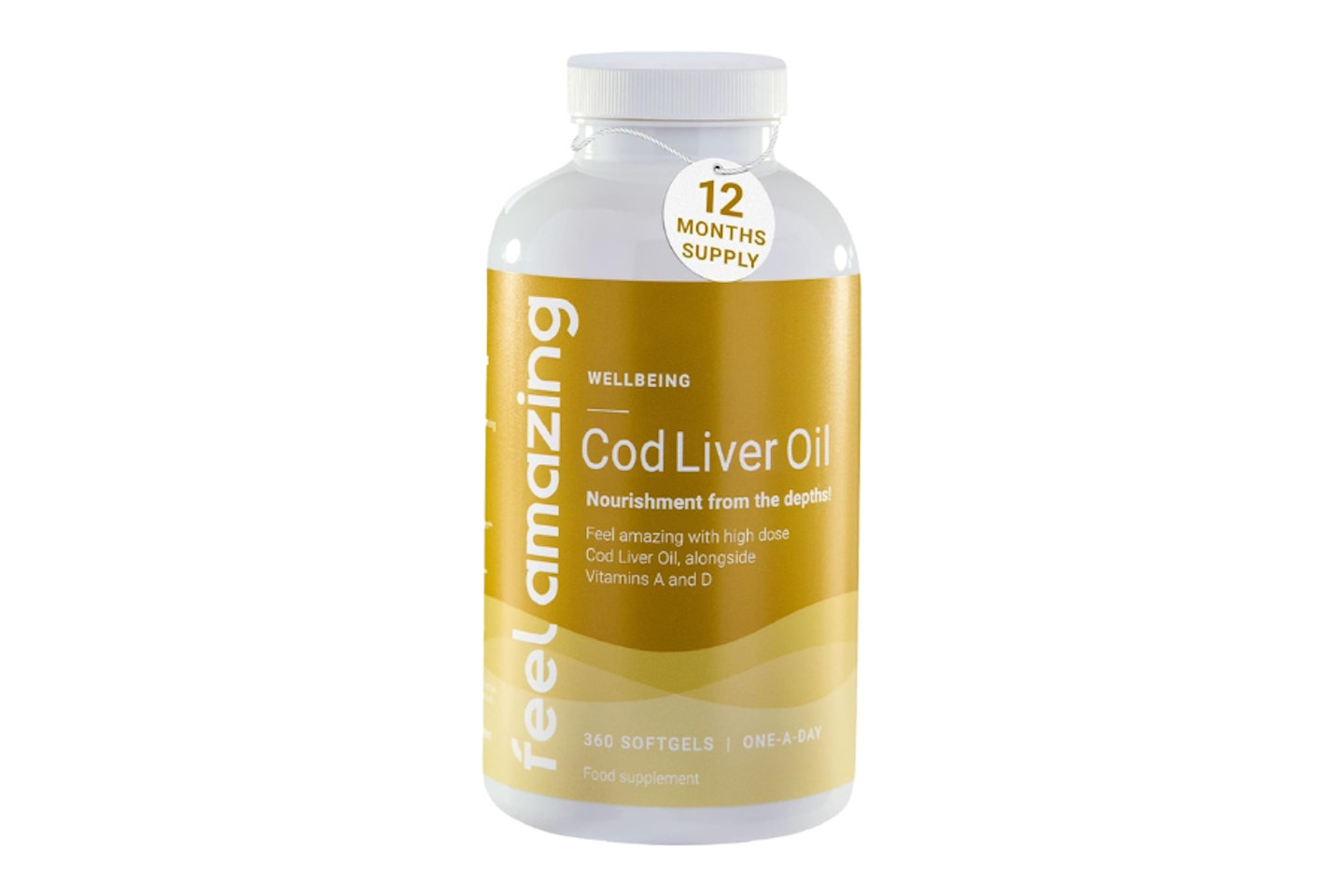 
Cod Liver Oil 1000mg - 360 Softgels