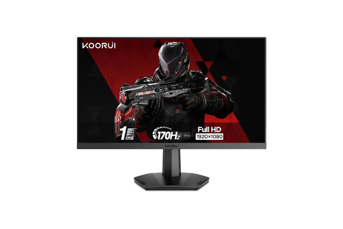 KOORUI Gaming Monitor, 24.5 Inch Computer Monitors Full HD