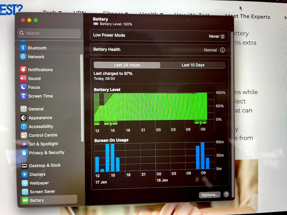How long does a laptop battery last?