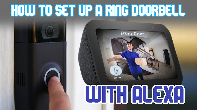 How to set up a Ring doorbell with Alexa