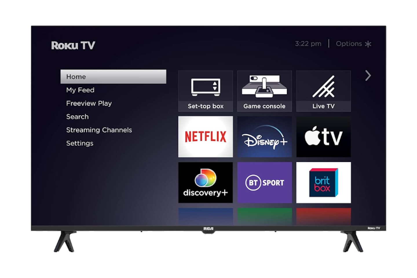 RCA Roku TV 40" Screen Smart TV - one of the best 40" TVs