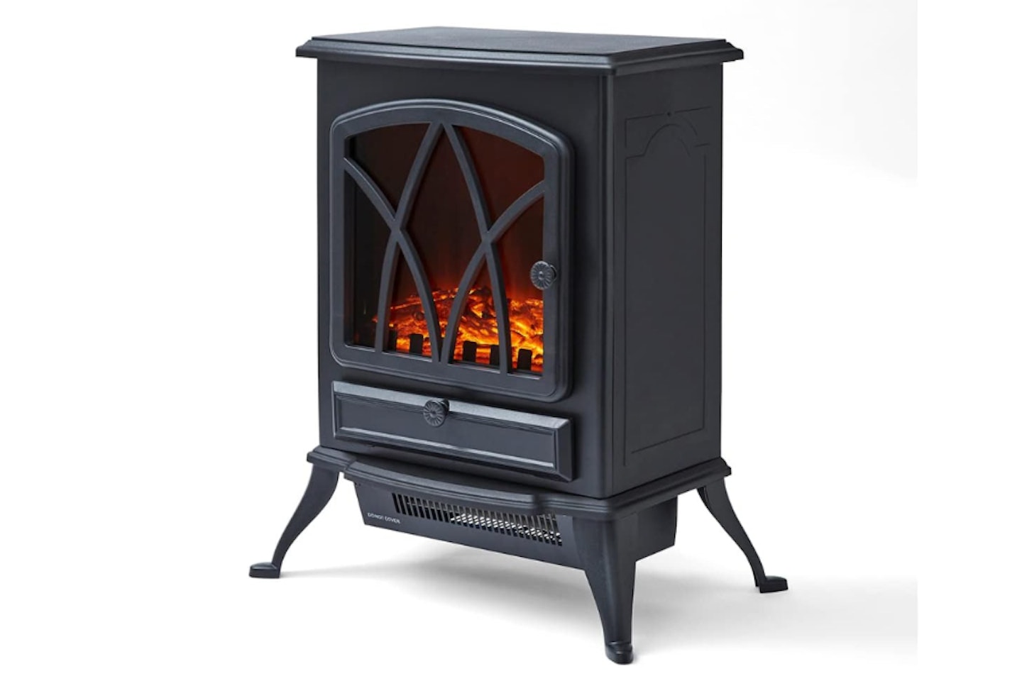 Warmlite WL46018 Stirling Portable Electric Fire Stove Heater with Realistic LED Flame Effect