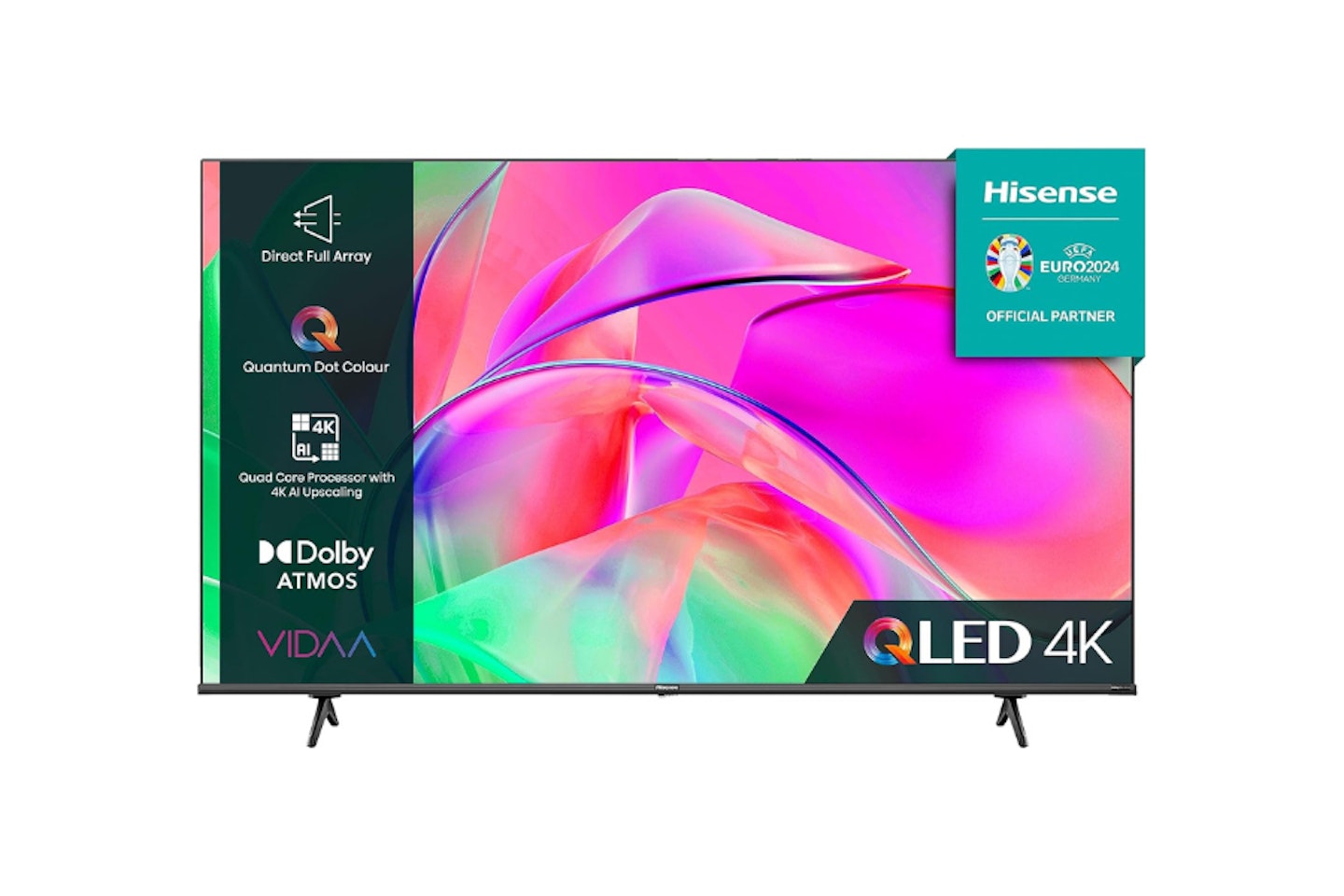 Hisense 43 Inch QLED Smart TV 43E77KQTUK