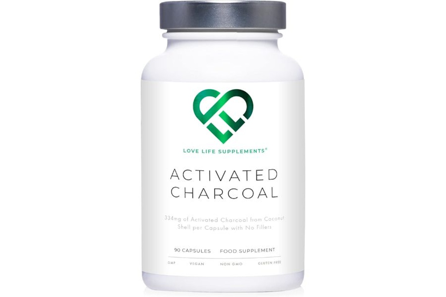 Love Life Supplements High Strength Activated Charcoal Capsules