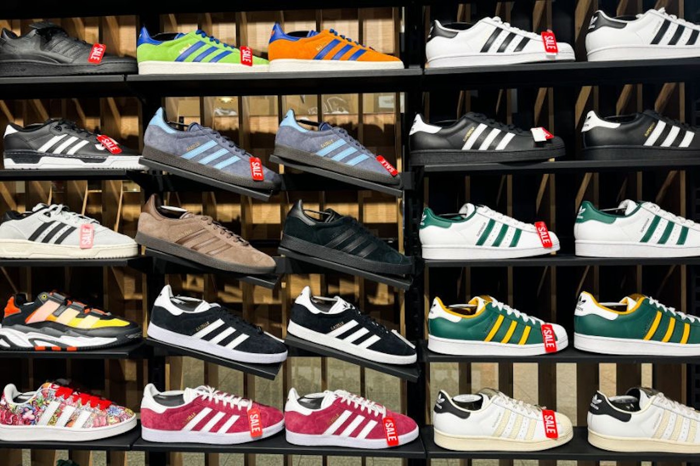 A selection of the most famous Adidas shoes