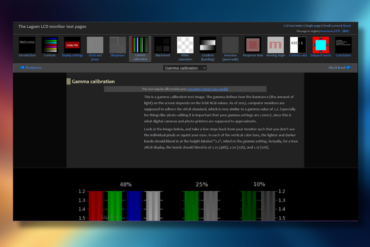 LAGOM MONITOR TEST TOOL