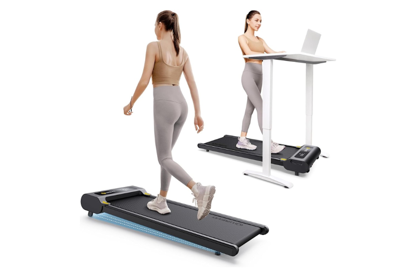 UREVO Treadmill with Manual Incline