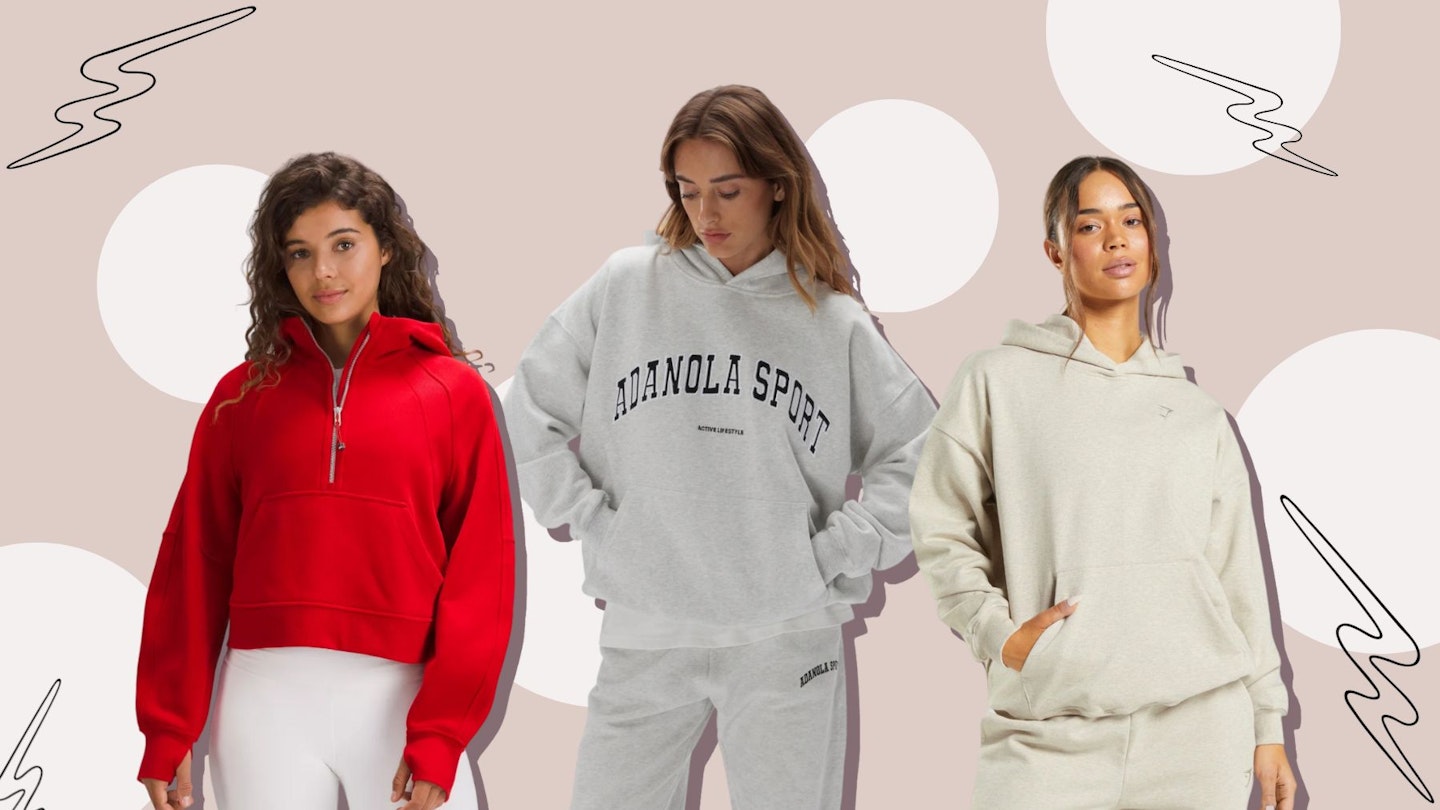 A selection of the best women's gym hoodies, including Gymshark, Lululemon and Adanola.