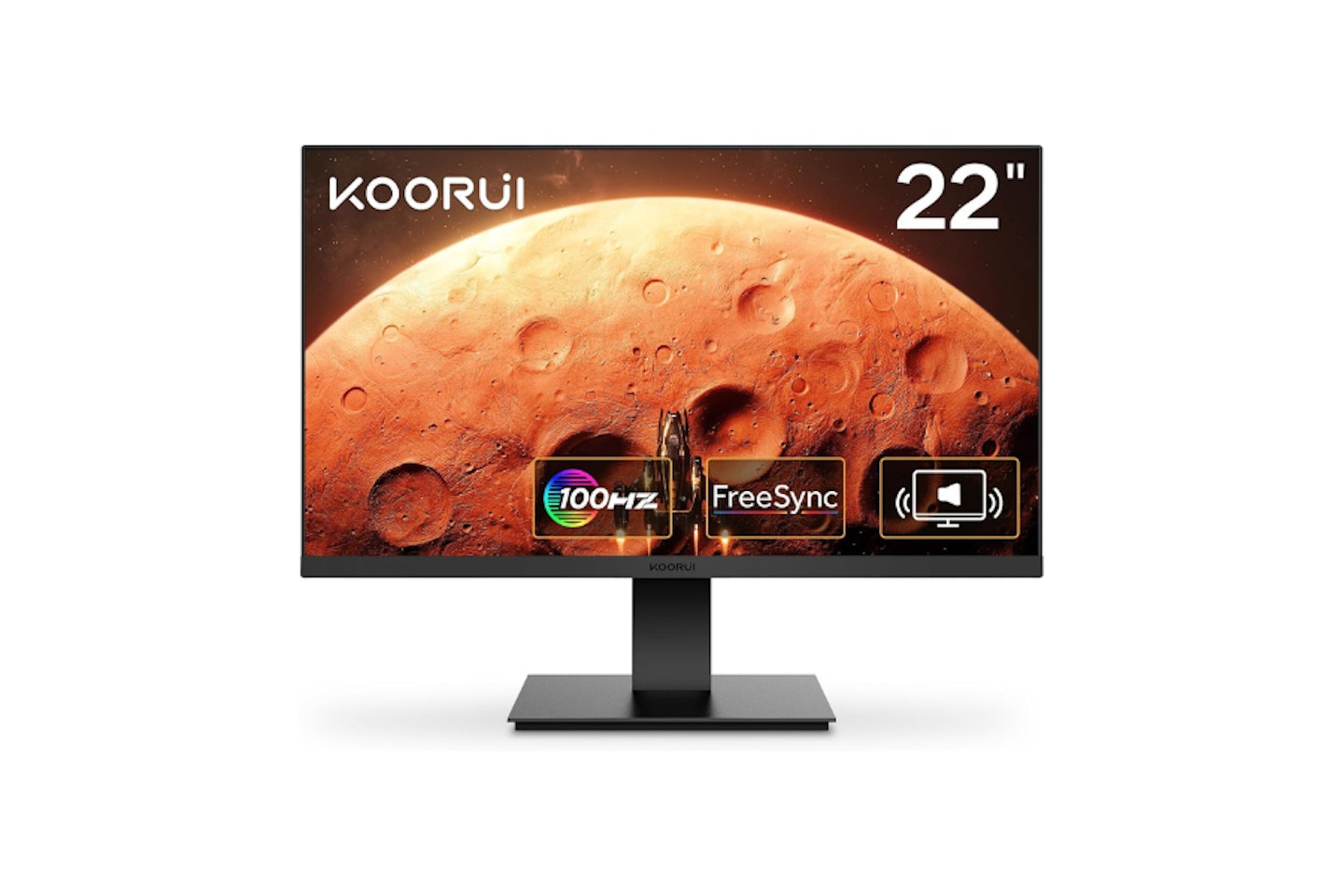 KOORUI 22 Inch Computer Gaming Monitor