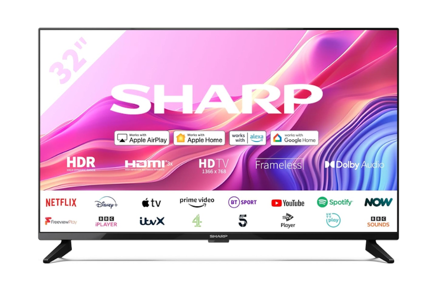 SHARP 32FD6K 32-Inch HD Ready Smart Roku TV