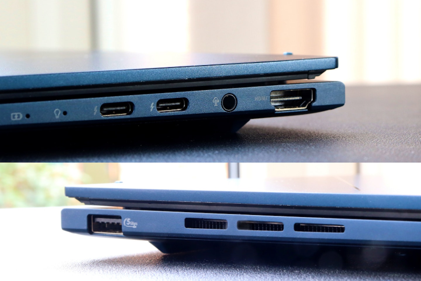 ASUS Zenbook 14 OLED laptop PORTS