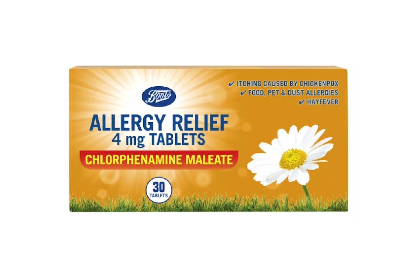Boots Allergy Relief 4mg Tablets - 1 Month Supply