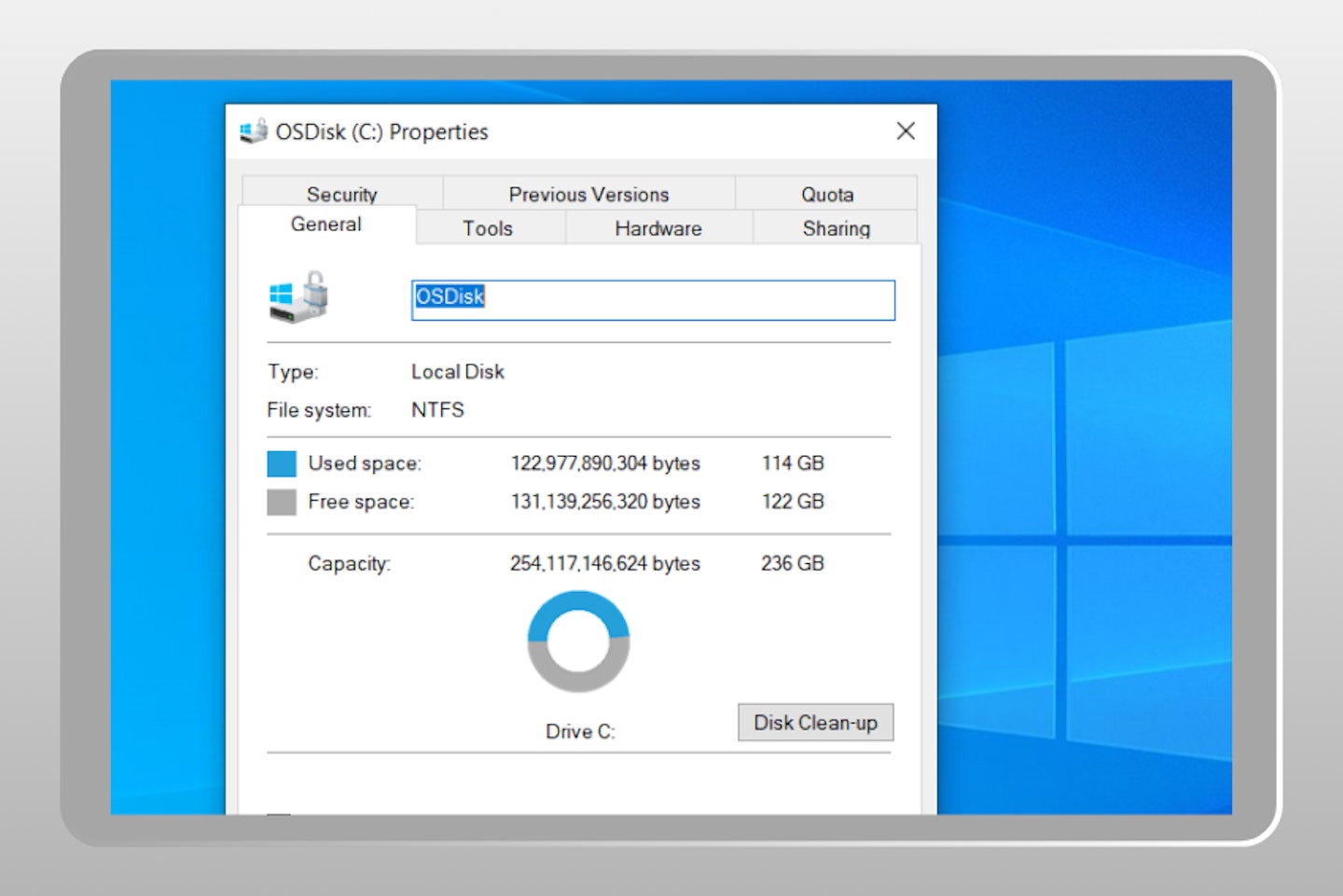 WINDOWS 11 WINDOWS EXPLORER DRIVE PROPERTIES