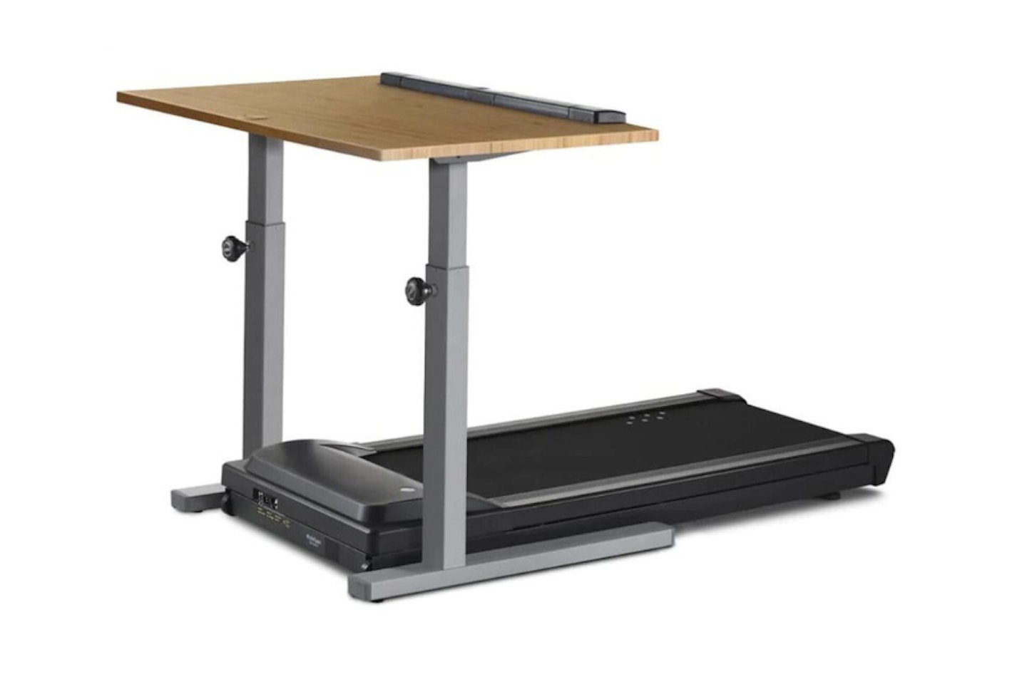 LifeSpan Treadmill Desk TR1200-DT7 Power - Oak Desktop – Gray