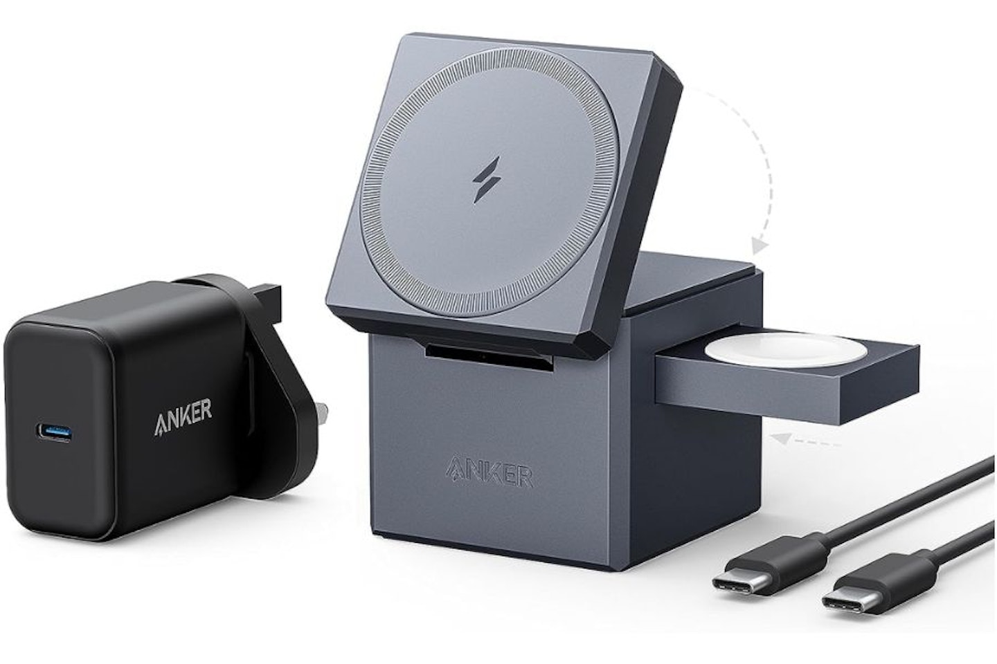 Anker 3-in-1 Cube Compatible with MagSafe