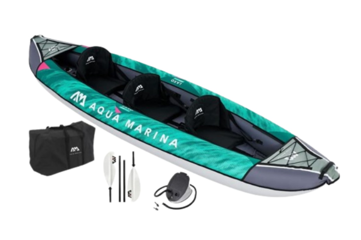 Aqua Marina Laxo Inflatable Leisure Kayak - one of the best three-person inflatable kayaks