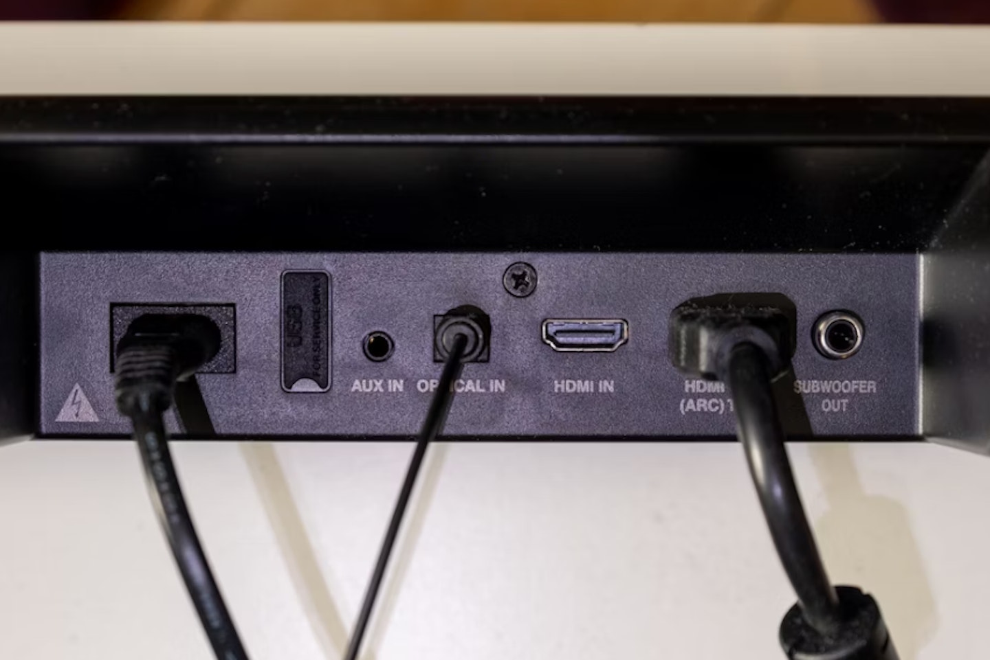 THE PORTS ON A TV SOUNDBAR