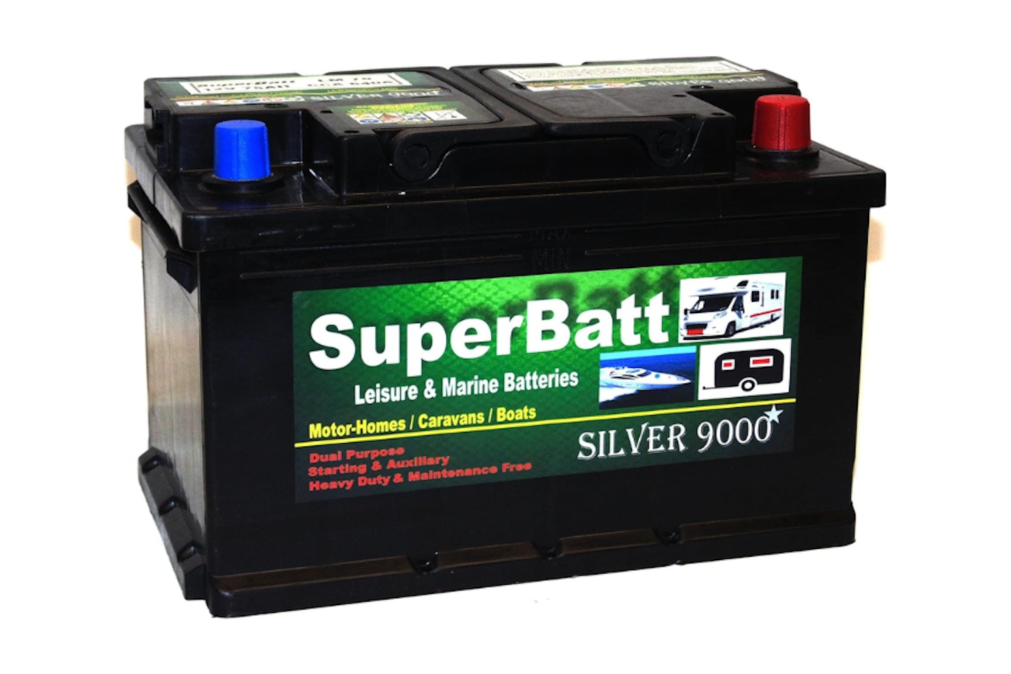 SuperBatt LM75 Deep Cycle Leisure Battery 12V 75AH 
