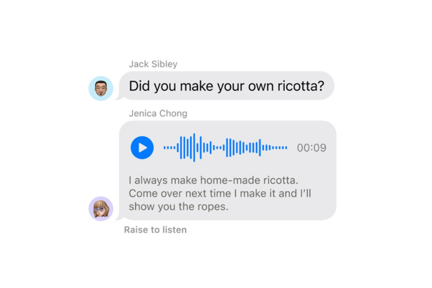 Apple audio transcription