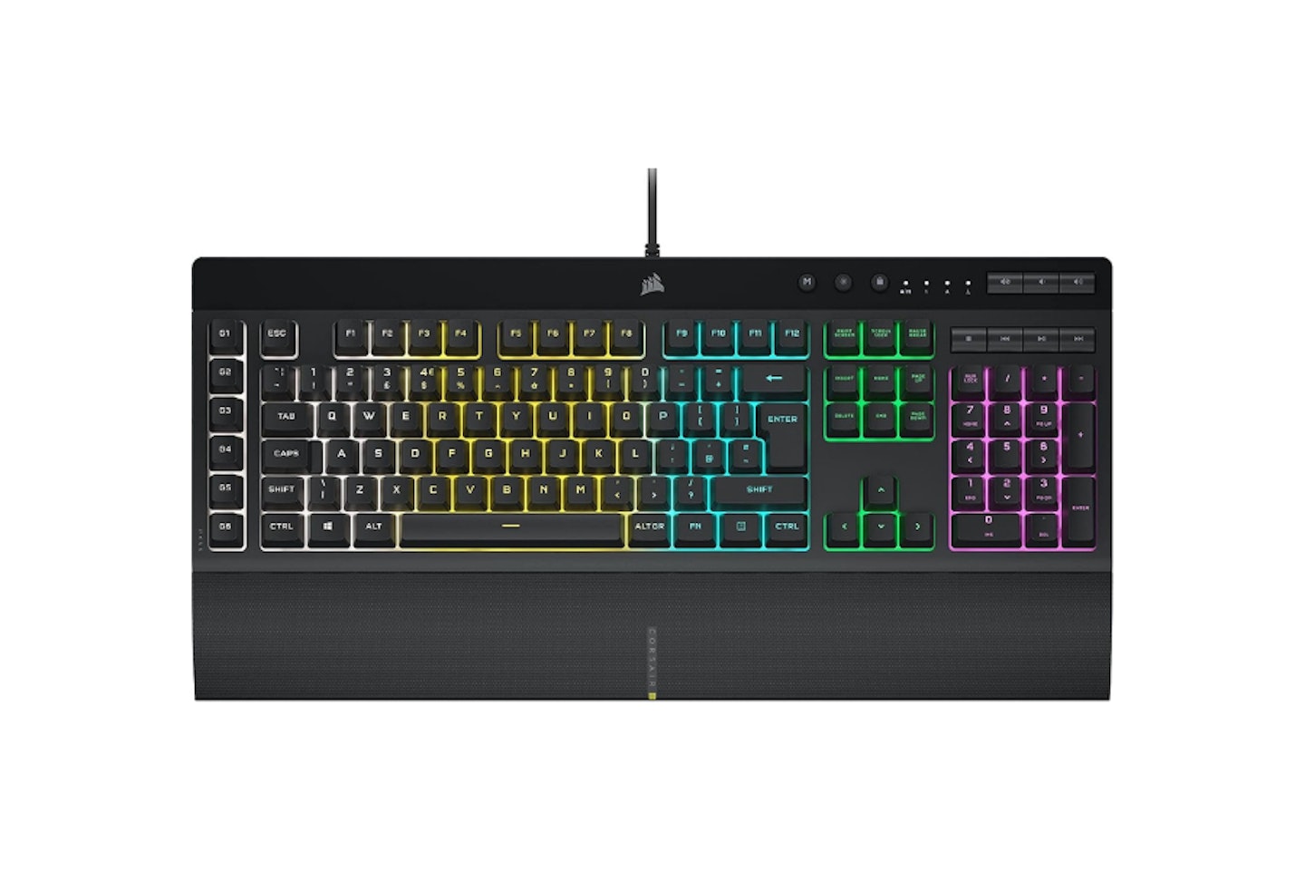 CORSAIR K55 RGB PRO Membrane Wired Gaming Keyboard