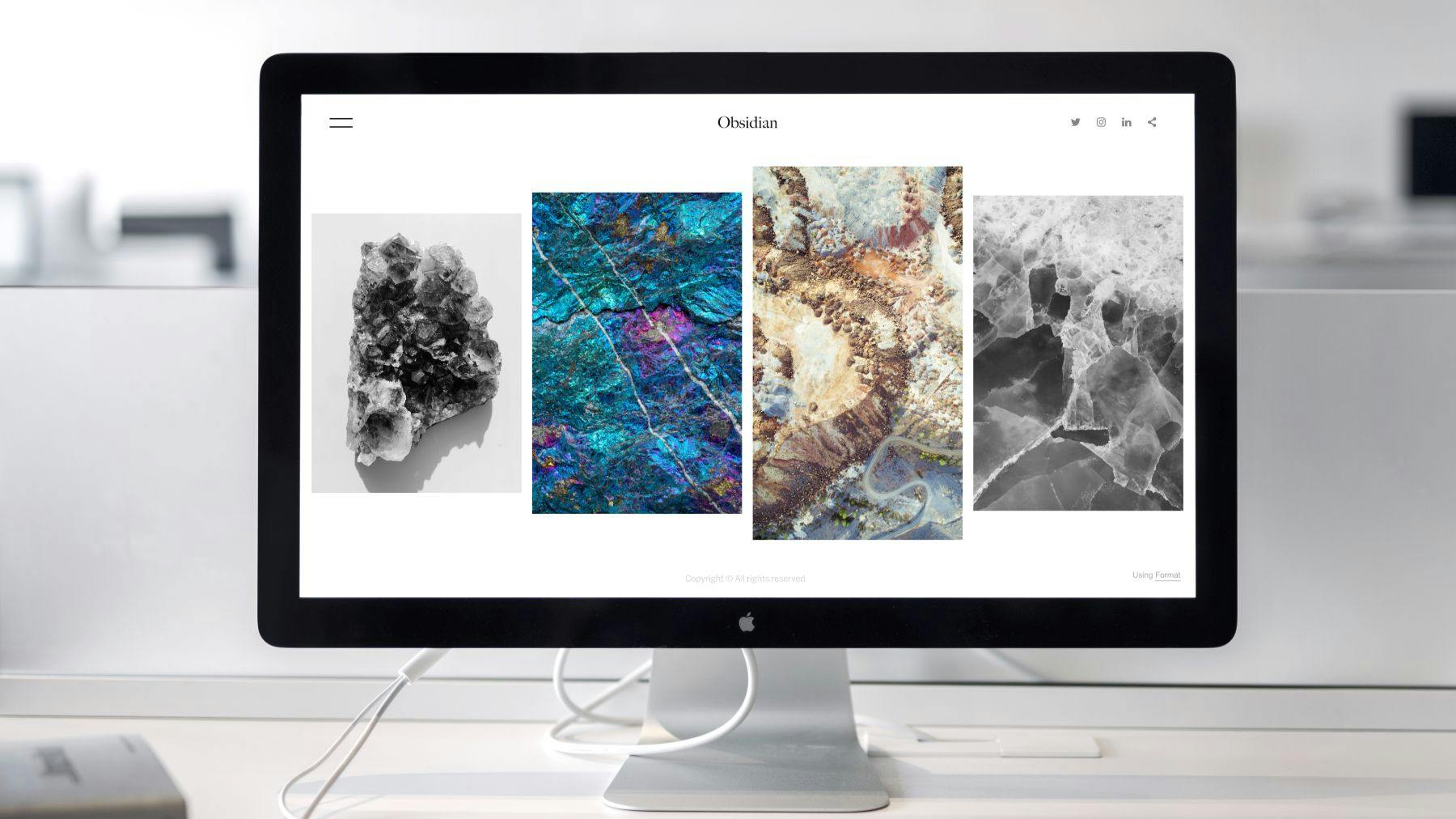 What is a bezel on a monitor?