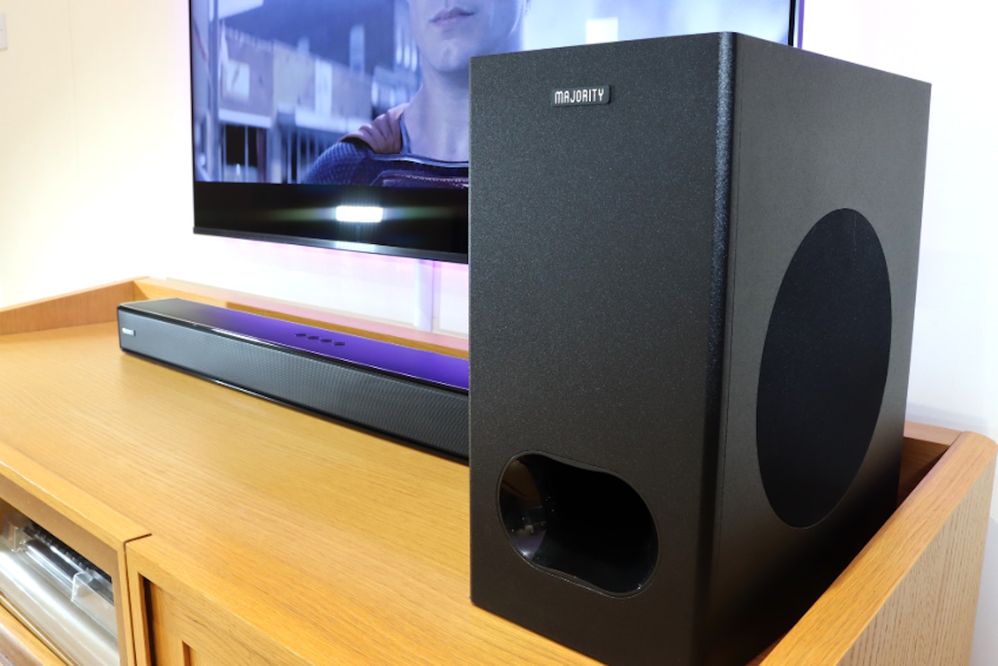 Majority Sierra Plus Soundbar and Subwoofer - with Dolby Atmos