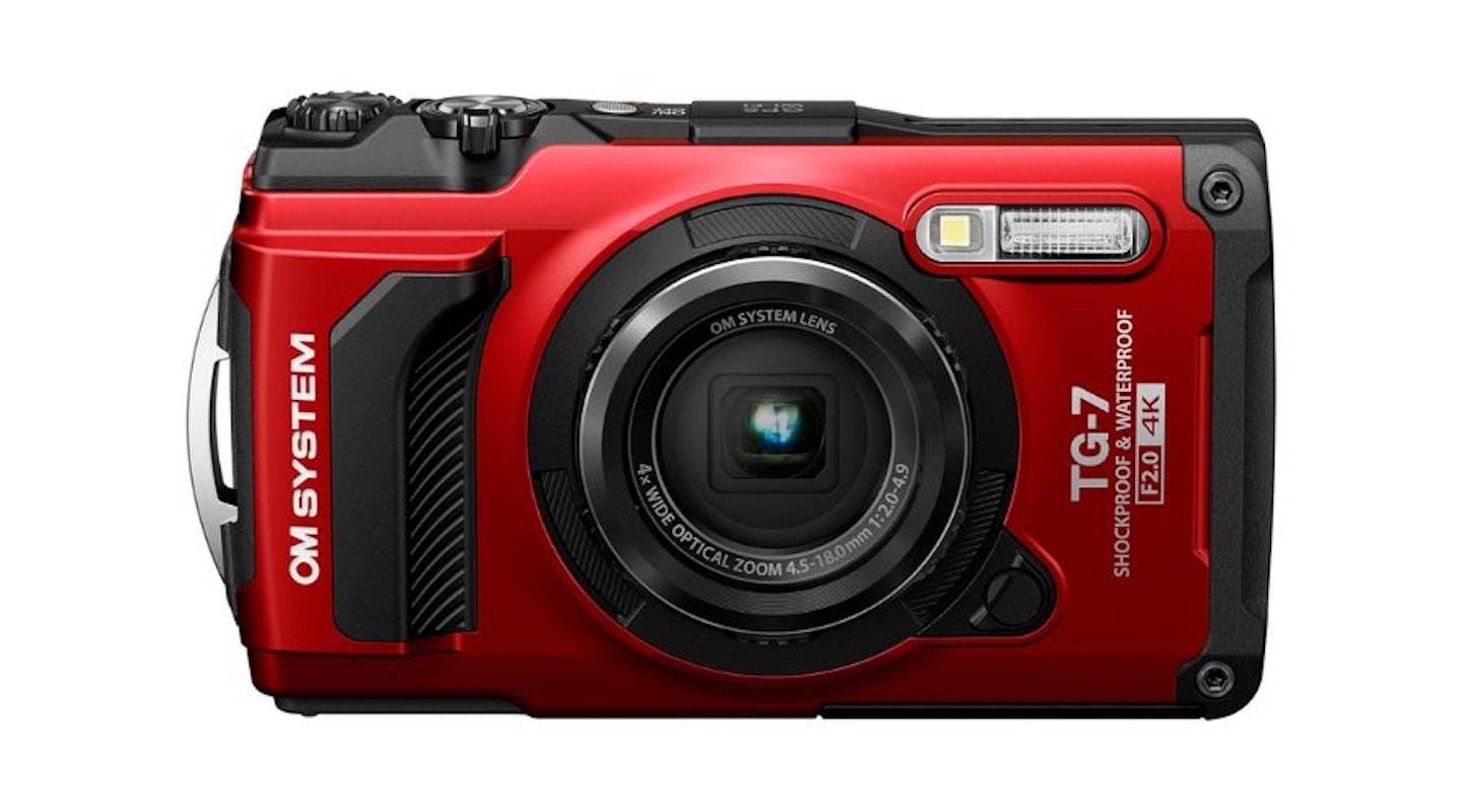 Olympus OM SYSTEM Tough TG-7 Red Digital Camera