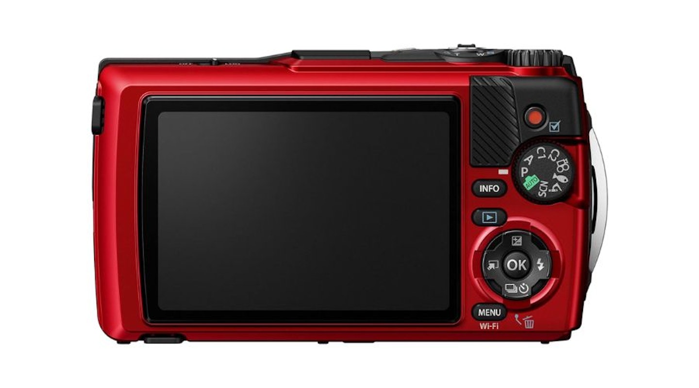 Olympus OM SYSTEM Tough TG-7 Red Digital Camera