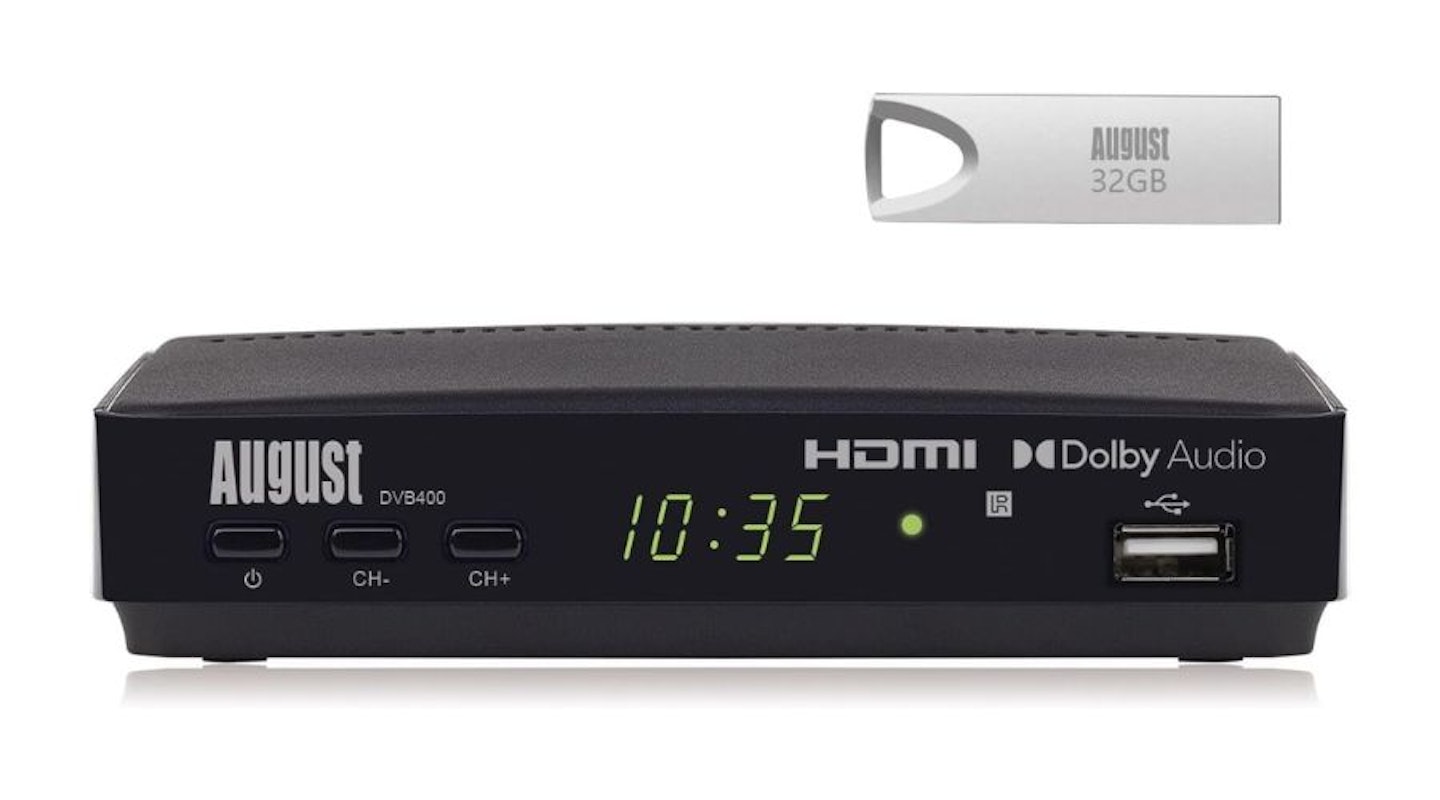 August DVB400 Freeview HD TV Set Top Box Recorder