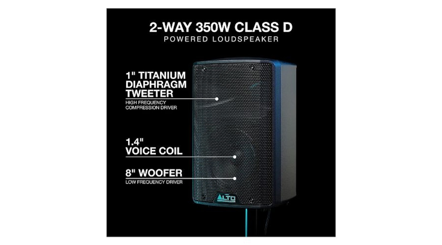 Alto Professional TX308 – 350W Active PA Speaker