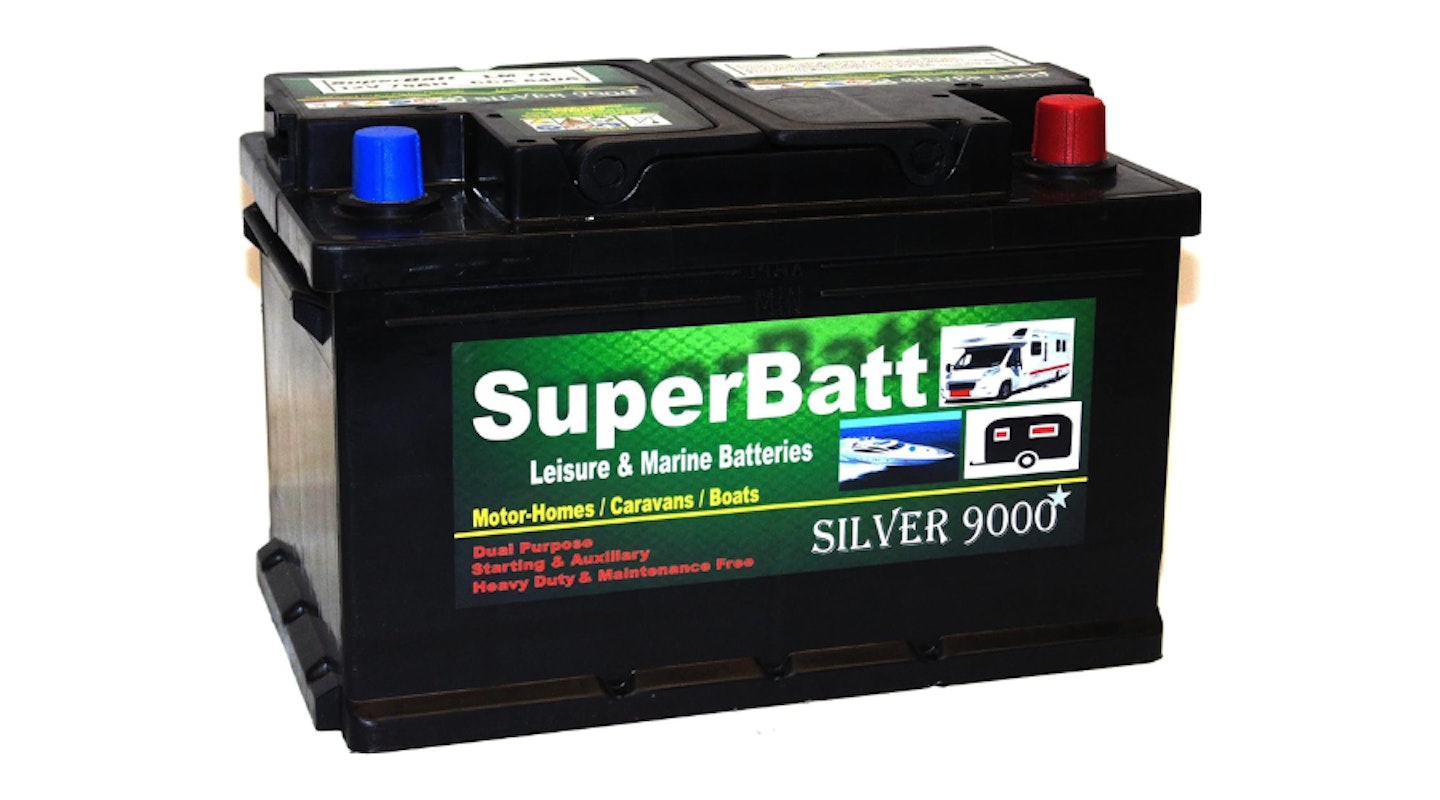 SuperBatt LM75 Deep Cycle Leisure Battery 12V 75AH 